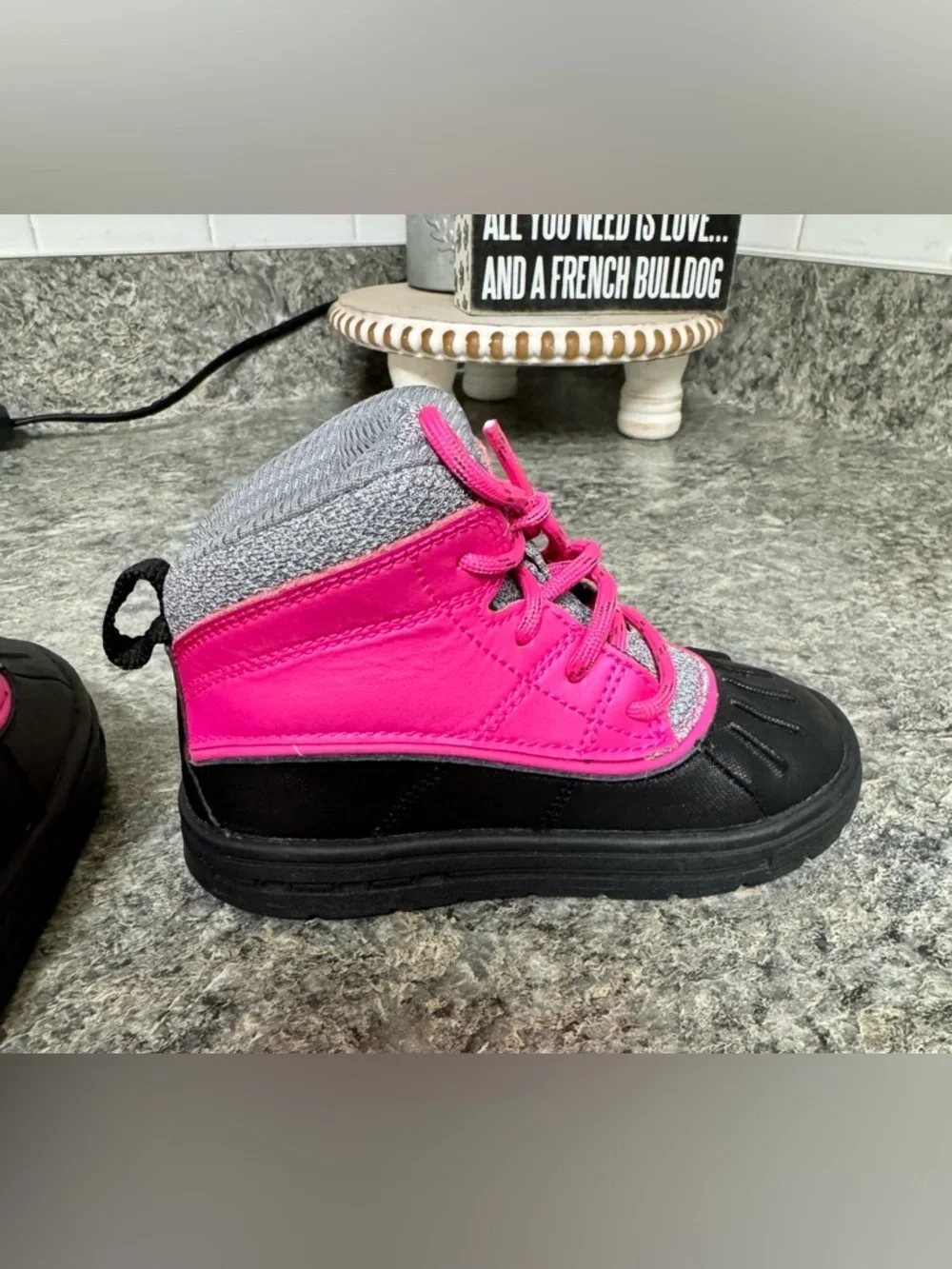 Nike Girls ACG Pink Winter Boots 7.5C